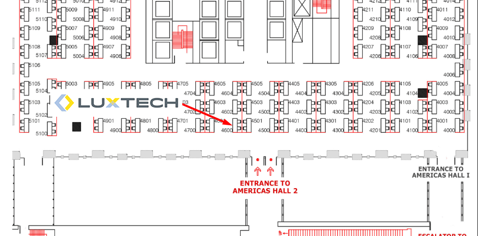 LUXTECH LEDucation2020 Booth Location AH2 4600