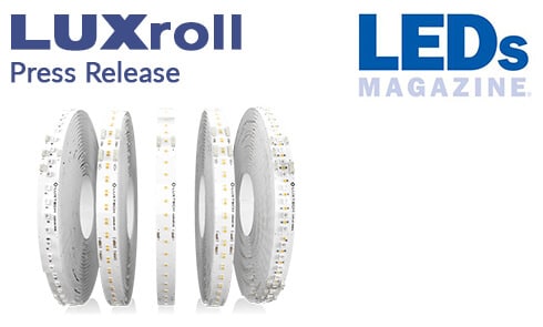 LUXTECH LUXroll LEDs Magazine Press Release