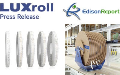 LUXroll Flexible Family of LED Modules Press Release Featured in EdisonReport