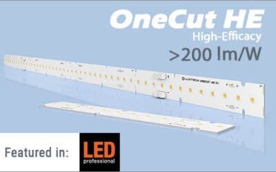 OneCut HE (High-Efficacy) is a Featured Product at LED-Professional.com